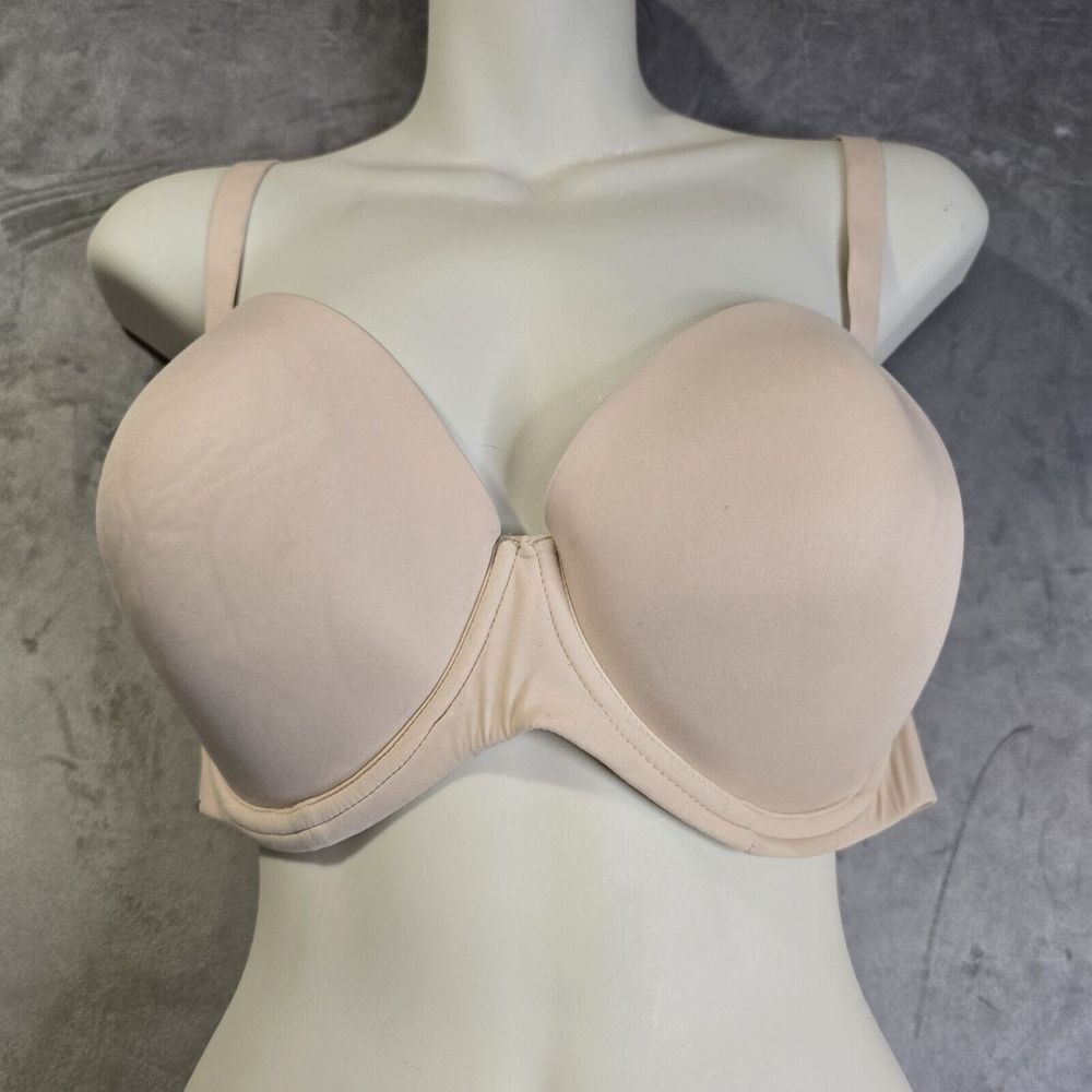 Dobreva Underwire T-Shirt Bra Womens SIZE 38DD Beige‎ NWT